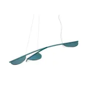 FLOS - Almendra S3 Y Short Taklampa Bay Blue Metallized