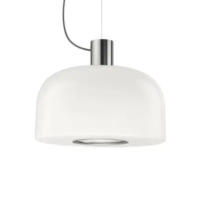 FLOS - Bellhop Glas S2 Taklampa Bright Aluminium