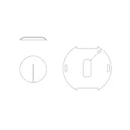 FLOS - Dammskärm til Glo-Ball S2 Taklampa