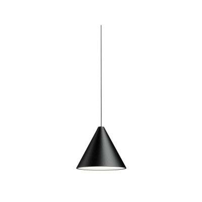 FLOS - String Light Cone 12m Svart Soft Touch Dim