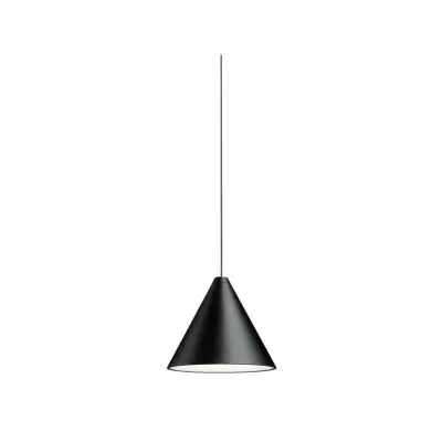 FLOS - String Light Cone 12m Svart Soft Touch Dim
