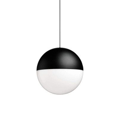 FLOS - String Light Sphere 12m Svart Soft Touch Dim
