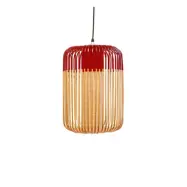 Forestier - Bamboo Taklampa L Red