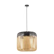 Forestier - Bamboo pendellampa M Black
