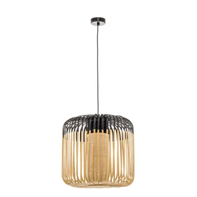 Forestier - Bamboo Taklampa M Black