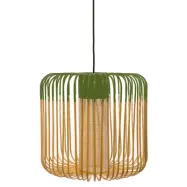 Forestier - Bamboo pendellampa M Green