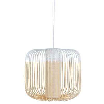 Forestier - Bamboo Taklampa M White
