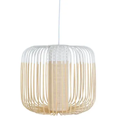 Forestier - Bamboo Taklampa M White