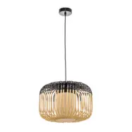 Forestier - Bamboo pendellampa S Black