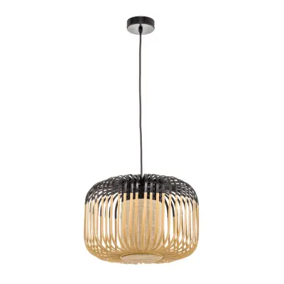 Forestier - Bamboo Taklampa S Black