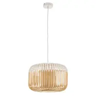 Forestier - Bamboo pendellampa S White