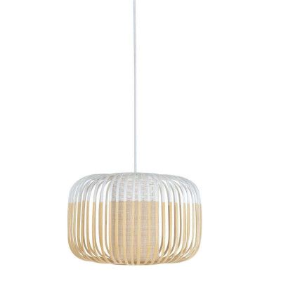 Forestier - Bamboo Taklampa S White