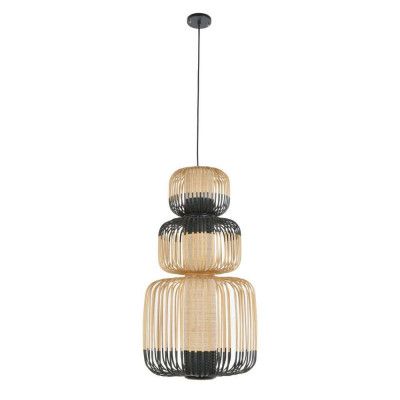 Forestier - Bamboo Taklampa Totem 3 Black