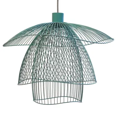 Forestier - Papillon Taklampa S Blue Grey