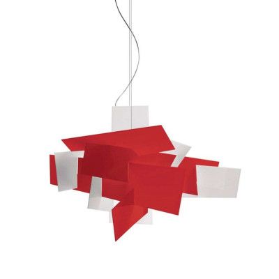 Foscarini - Big Bang LED Large Taklampa Dimbar Röd