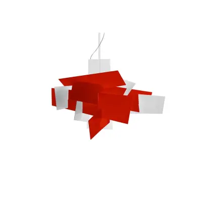 Foscarini - Big Bang Taklampa Röd R7s 10m