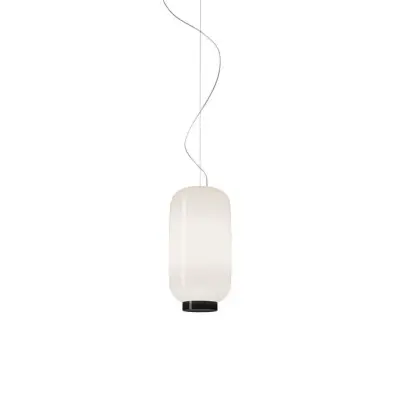 Foscarini - Chouchin 2 Reverse LED-hänglampa, vit/svart