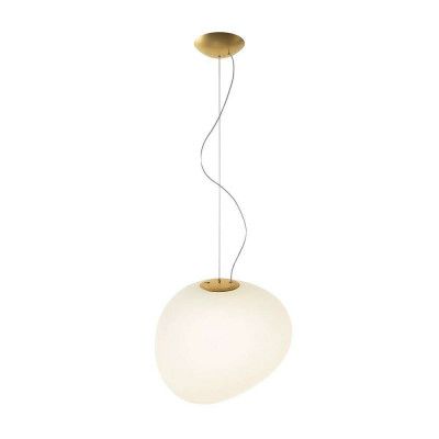 Foscarini - Gregg Grande Taklampa Gold/White Foscarini