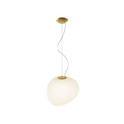 Foscarini - Gregg Medium Taklampa Gold/White Foscarini