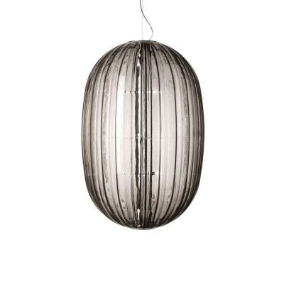 Foscarini - Plass Grande LED Taklampa Grå 4,9m