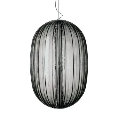 Foscarini - Plass Medium Taklampa Grå 3,2m