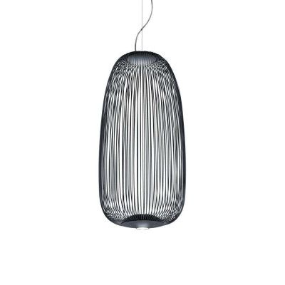 Foscarini - Spokes 1 LED Taklampa Dimbar 10m Grafit