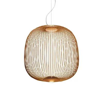 Foscarini - Spokes 2 LED Taklampa Dimbar 10m Koppar