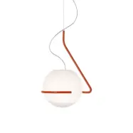 Foscarini - Tonda Taklampa Orange/White