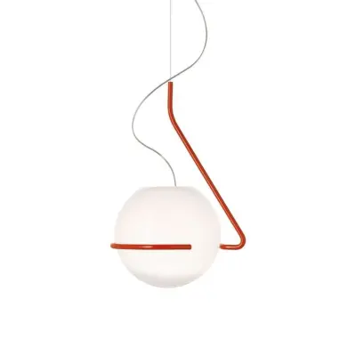 Foscarini - Tonda Taklampa Orange/White