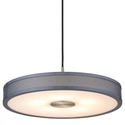 Frame Pendel, ljusgrå/mässing Ø43cm