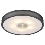 Frame plafond, svart/mässing Ø43cm