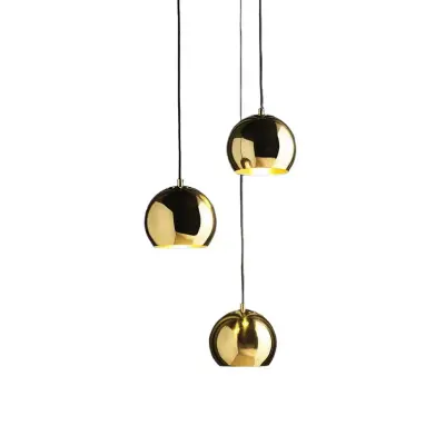 FRANDSEN - Ball Taklampa Ø18 Solid Glossy Brass