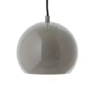 FRANDSEN - Ball Taklampa Ø18 Glossy Warm Grey