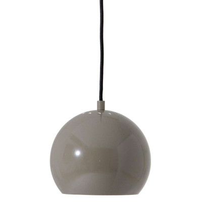 FRANDSEN - Ball Taklampa Ø18 Glossy Warm Grey