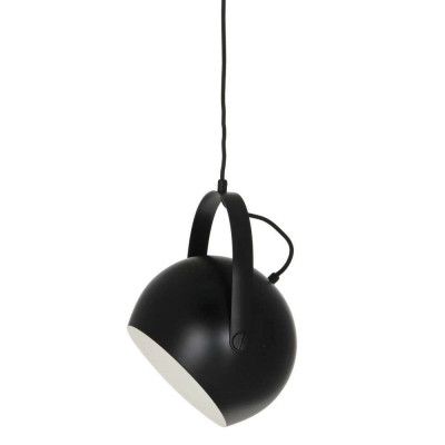 Frandsen - Ball Taklampa w/Handle Ø25 Mat Svart