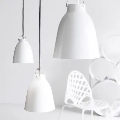 FRITZ HANSEN - Caravaggio™ P1 Taklampa Vit