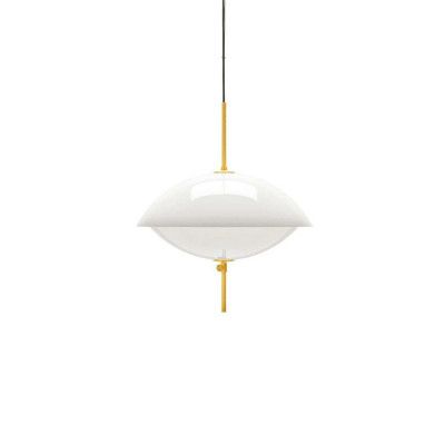 FRITZ HANSEN - Clam Taklampa Ø440 Opal/Brass