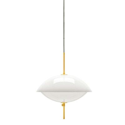 FRITZ HANSEN - Clam Taklampa Ø550 Opal/Brass