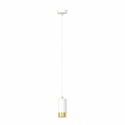 FUMIKO 1 Taklampa, Vit/Guld