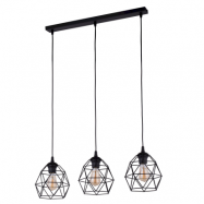 Galaxy svart hänglampa 3-set