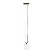 GLAM 1 Taklampa, Svart/Vit