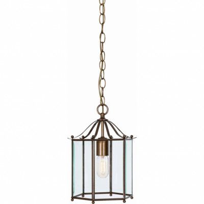 Glimminge taklampa, oxid/klarglas 33,5cm