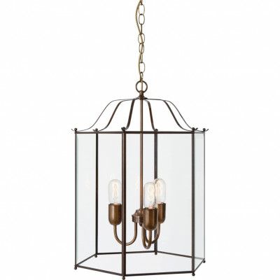 Glimminge taklampa, oxid/klarglas 58cm