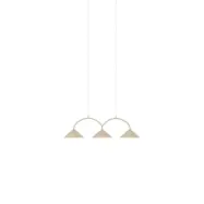 Globen Lighting - Curve 3 pendellampa beige