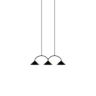Globen Lighting - Curve 3 pendellampa svart