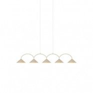 Globen Lighting - Curve 5 Taklampa Beige