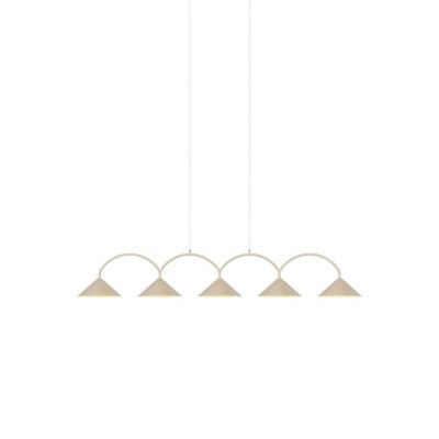 Globen Lighting - Curve 5 Taklampa Beige