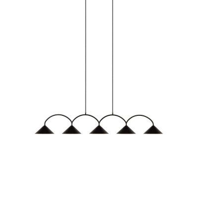Globen Lighting - Curve 5 Taklampa Black