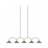 Globen Lighting - Curve 5 Taklampa Grön