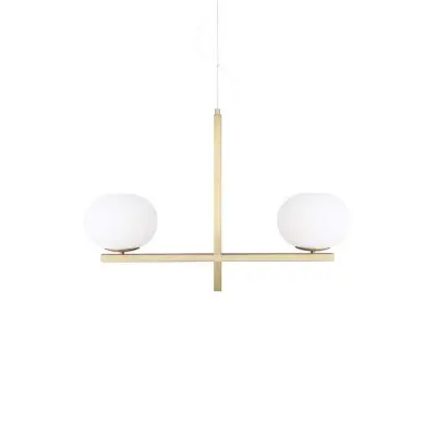 Globen Lighting - Gemini Taklampa Brushed Brass